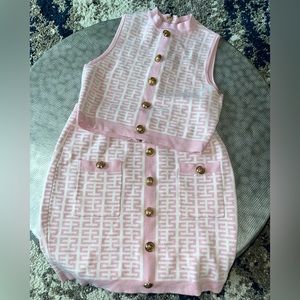 Pink 2 piece outfit